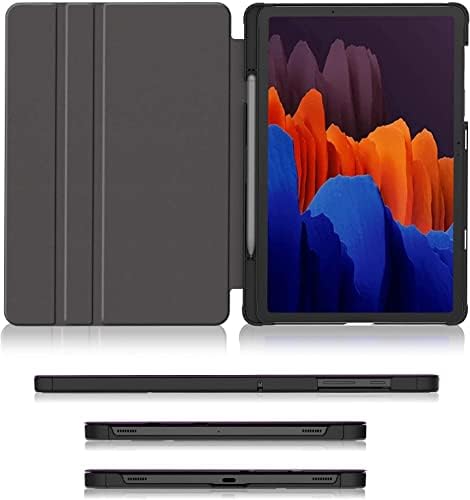 Soke Galaxy Tab S7 Fe/S7 Plus מארז עם מחזיק עט [SM -T730/T736B/T970/T975/T976/T978] - עמדת אטום -זעזועים